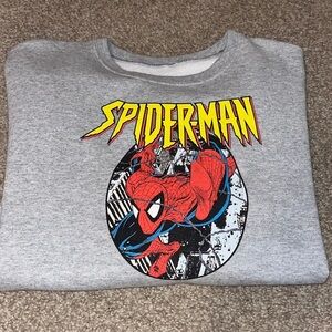 Marvel Spider-Man Gray Cotton-Blend Apparel